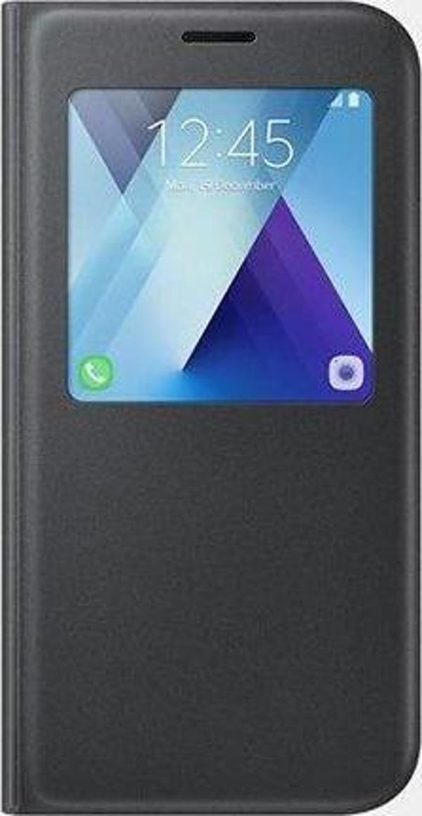 Galaxy A7(2017) ile Uyumlu S View Cover Siyah EF-CA720PBEGWW - Image 1