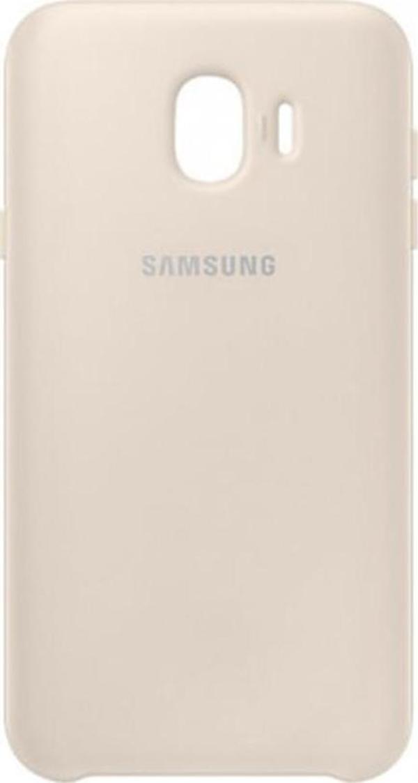 Galaxy J4 2018 ile Uyumlu Dual Layer Sert Kılıf PJ400CFEGWW Gold - Image 1