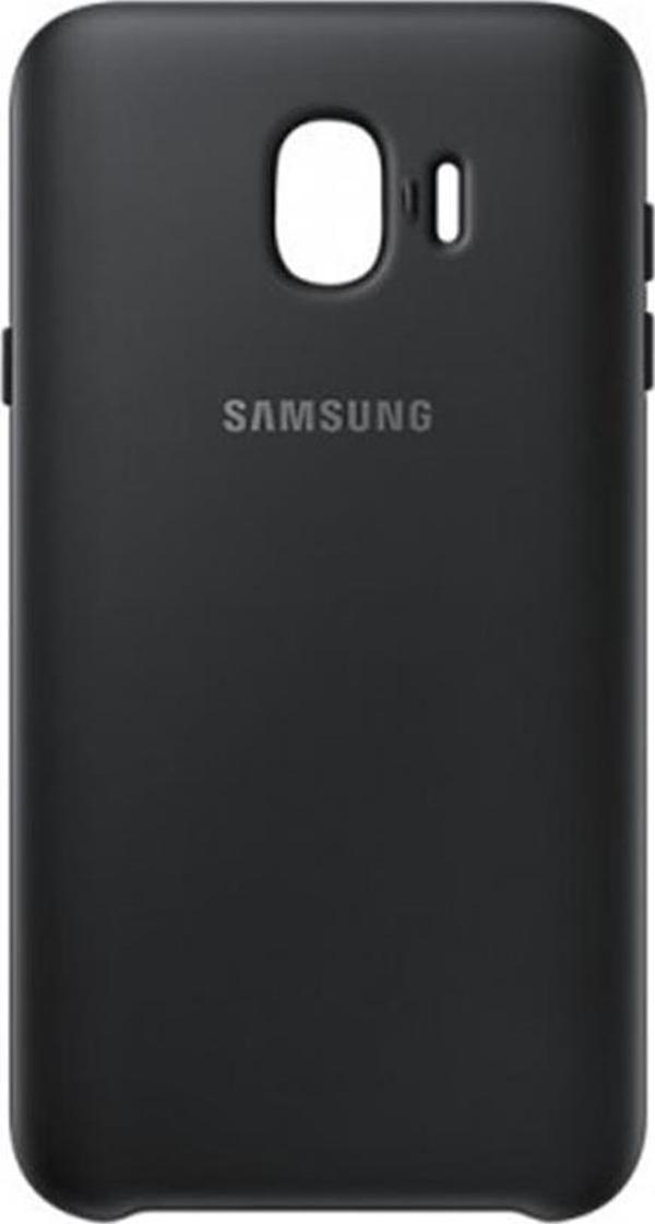 Galaxy J4 2018 ile Uyumlu Dual Layer Sert Kılıf Siyah - Image 1
