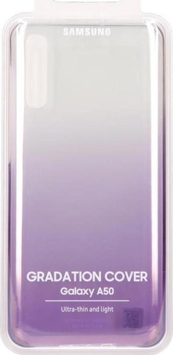 Galaxy A50 ile Uyumlu Clear Cover Mor EF-AA505CVEGWW - Image 1