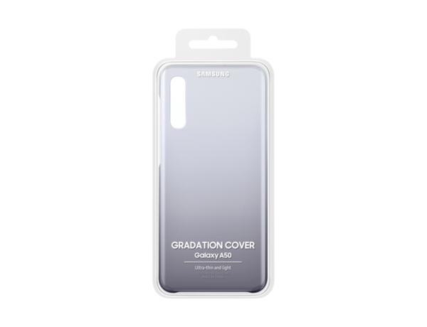 Galaxy A50 ile Uyumlu Clear Cover Siyah EF-AA505CBEGWW - Image 1