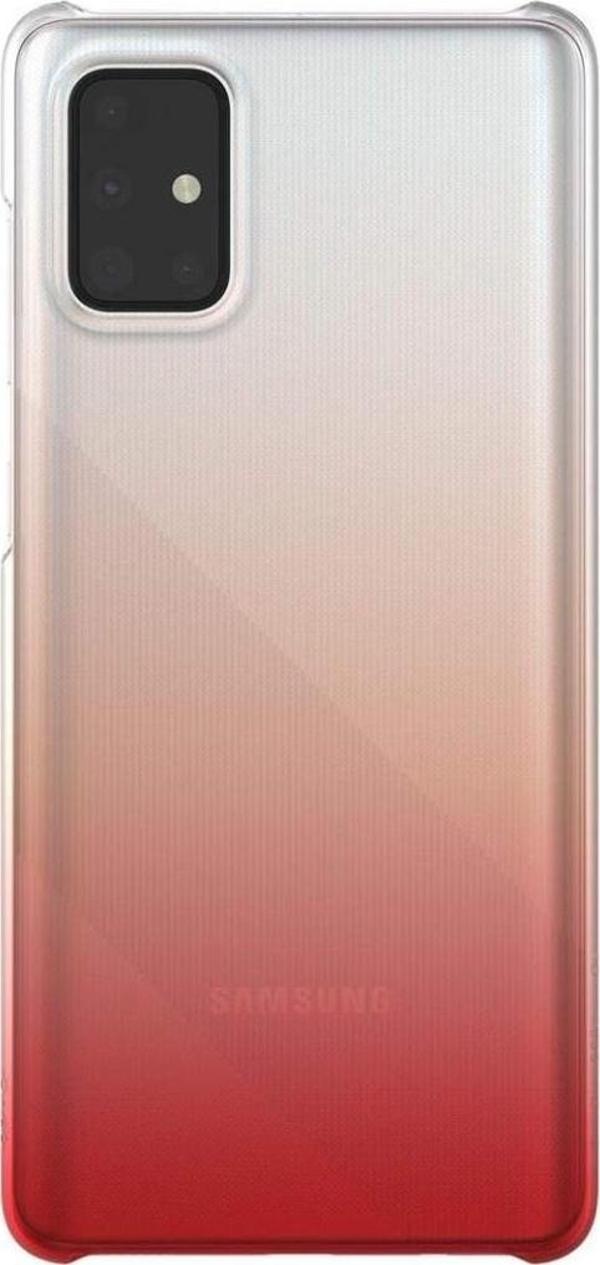 Galaxy A51 ile Uyumlu Koruyucu Kılıf Kırmızı GP-FPA515WSBRW - Image 1