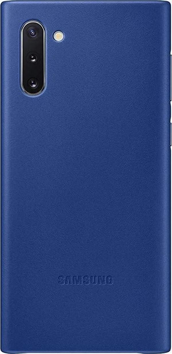 Galaxy Note 10 ile Uyumlu Deri Kılıf Mavi EF-VN970LLEGWW - Image 1