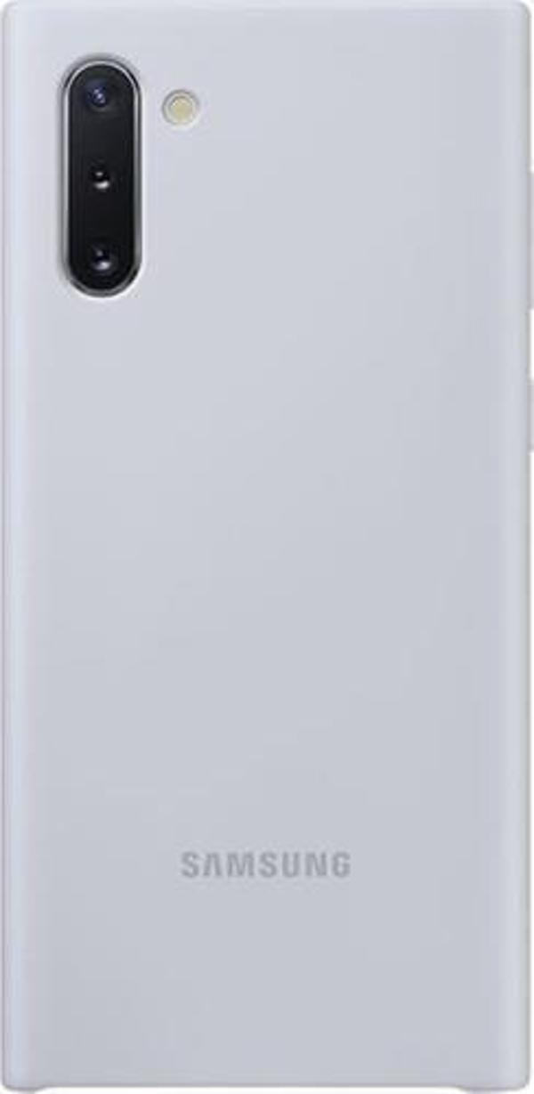Galaxy Note 10 ile Uyumlu Silikon Kılıf Gümüş EF-PN970TSEGWW - Image 1
