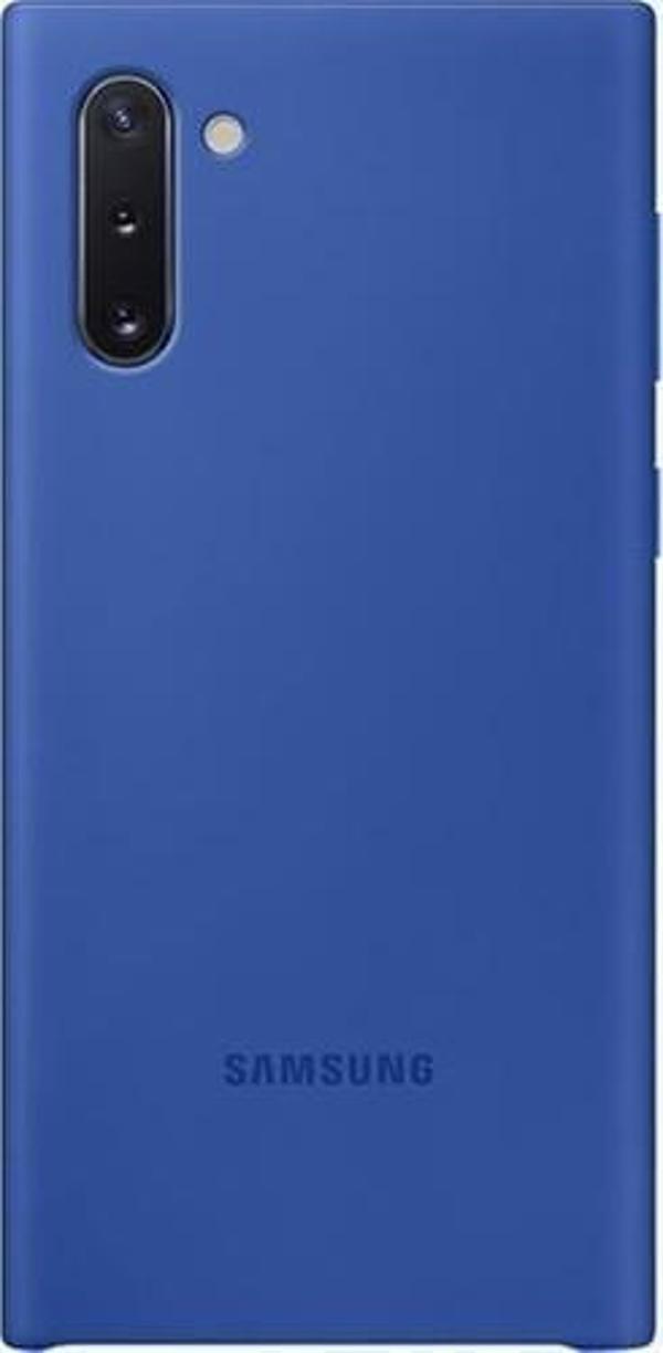 Galaxy Note 10 ile Uyumlu Silikon Kılıf Mavi EF-PN970TLEGWW - Image 1