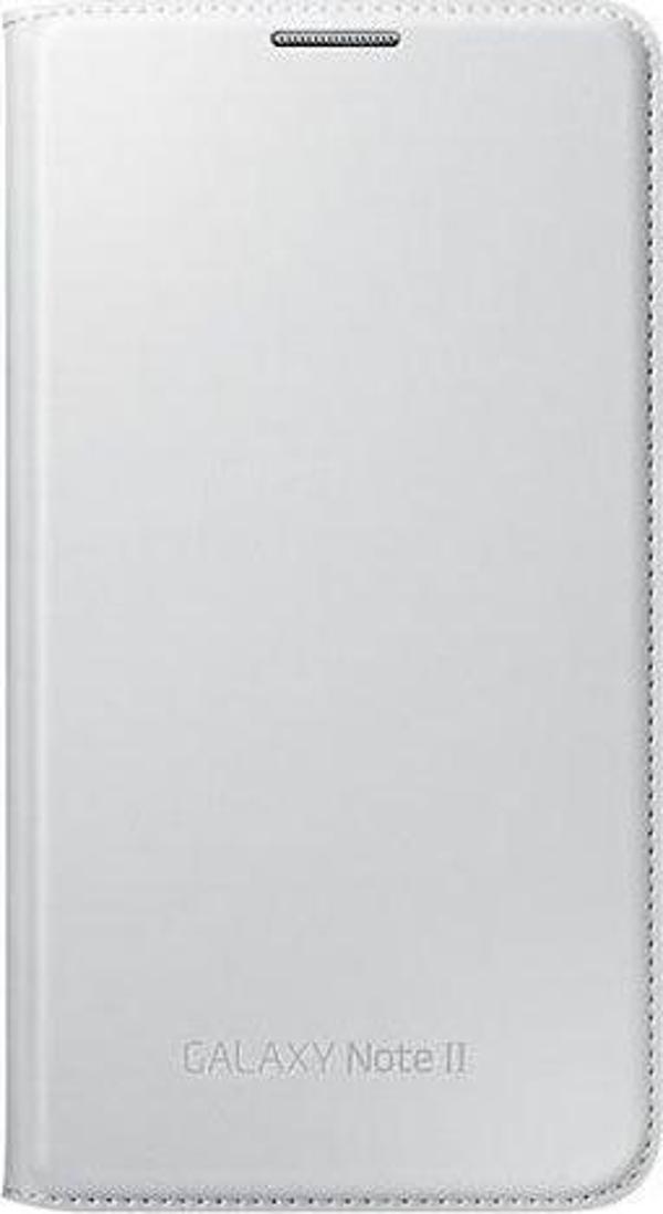 Galaxy Note 2 ile Uyumlu Kılıf Flip Wallet Beyaz EF-NN710BWEGWW - Image 1