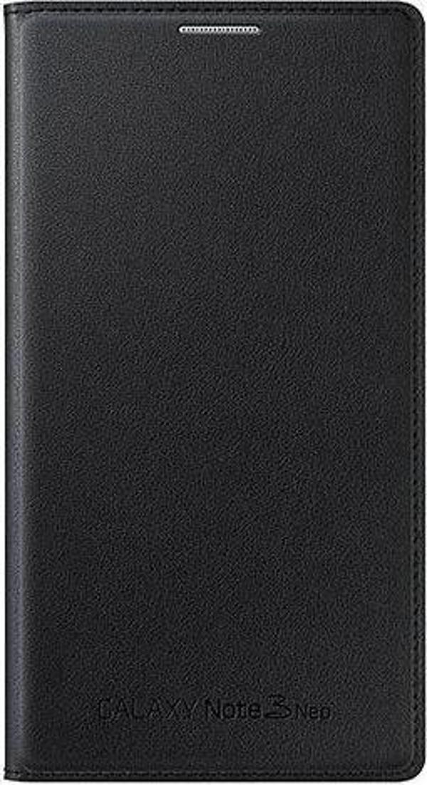 Galaxy Note 3 Neo ile Uyumlu Kılıf Flip Wallet Siyah EF-WN750B - Image 1
