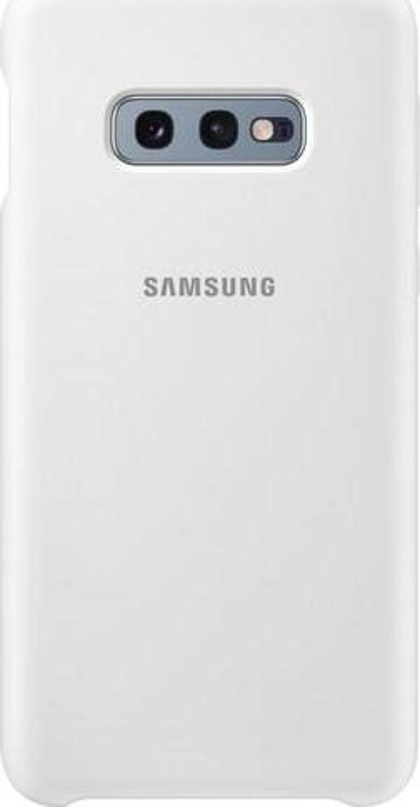 Galaxy S10e ile Uyumlu Kılıf Silicone Cover Beyaz EF-PG970 - Image 1