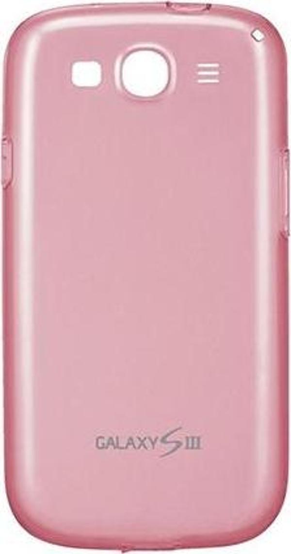 Galaxy S3 i9300 ile Uyumlu Protective Cover Kılıf Pembe EFC-1G6WPECSTD - Image 1