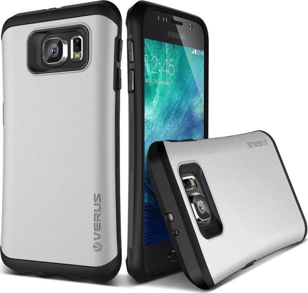 Verus Galaxy S6 ile Uyumlu Case Thor Kılıf HARD DROP Light Silver - Image 1