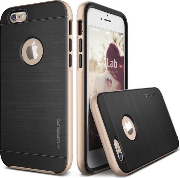 Verus iPhone 6 Plus/6S Plus ile Uyumlu High Pro Shield Kılıf Shine Gold - Image 1