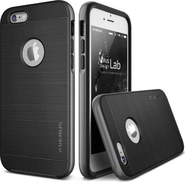 Verus iPhone 6 Plus/6S Plus ile Uyumlu High Pro Shield Kılıf Steel Silver - Image 1