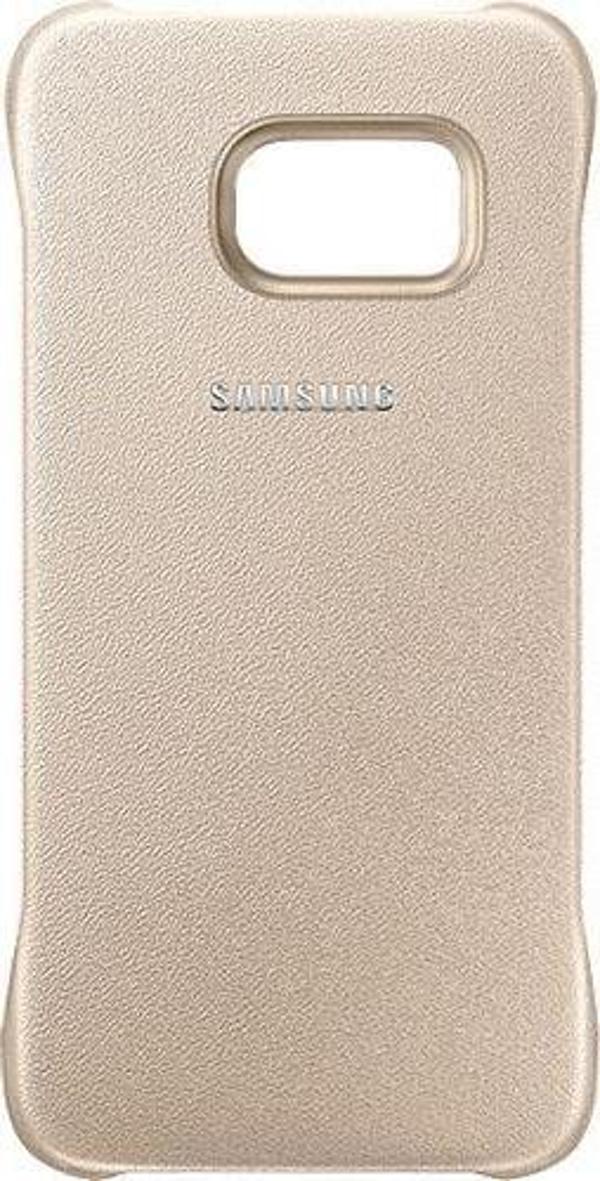 Galaxy S6 Edge ile Uyumlu Protective Cover Gold EF-YG925BFE - Image 1