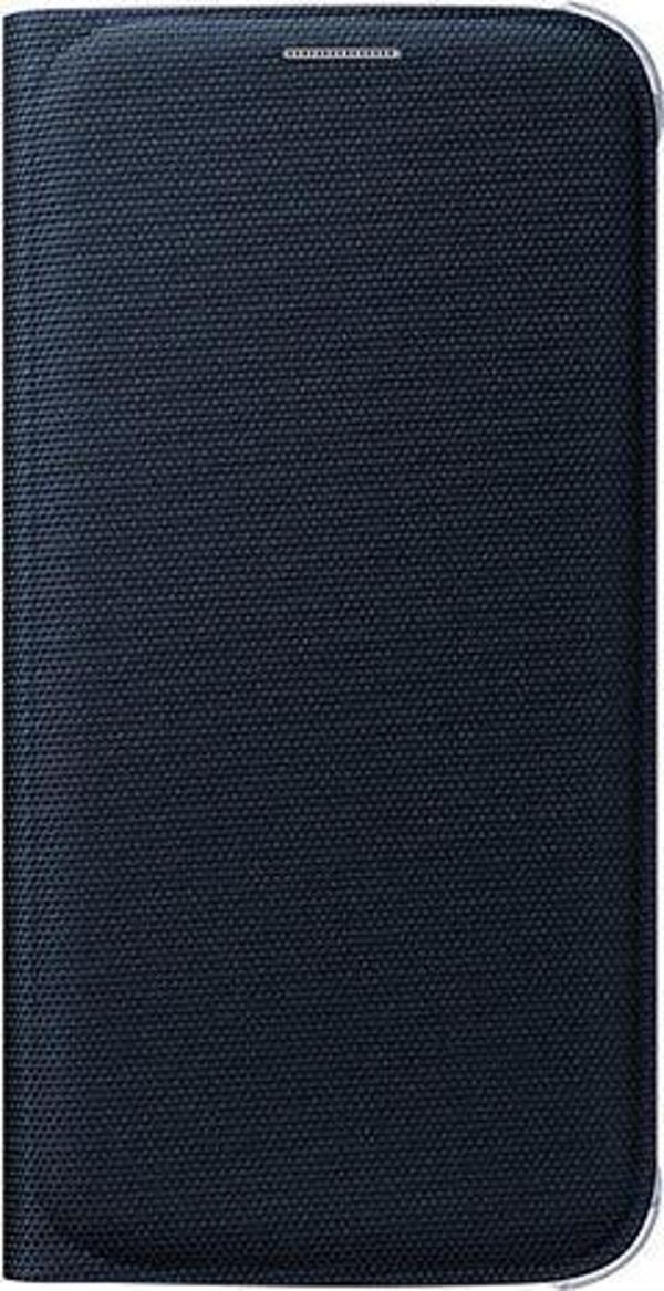 Galaxy S6 ile Uyumlu Flip Wallet (Tekstil) Siyah EF-WG920BBEGWW - Image 1