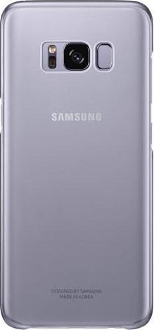 Galaxy S8+ ile Uyumlu Şeffaf Koruyucu Kılıf Mor EF-QG955CVEGWW - Image 1