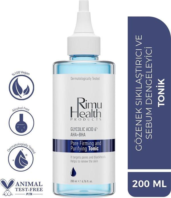 Rimu Health Products	 Gözenek Sıkılaştırıcı, Arındırıcı Ve Canlandırıcı Etkili Yüz Bakım Toniği - Image 1