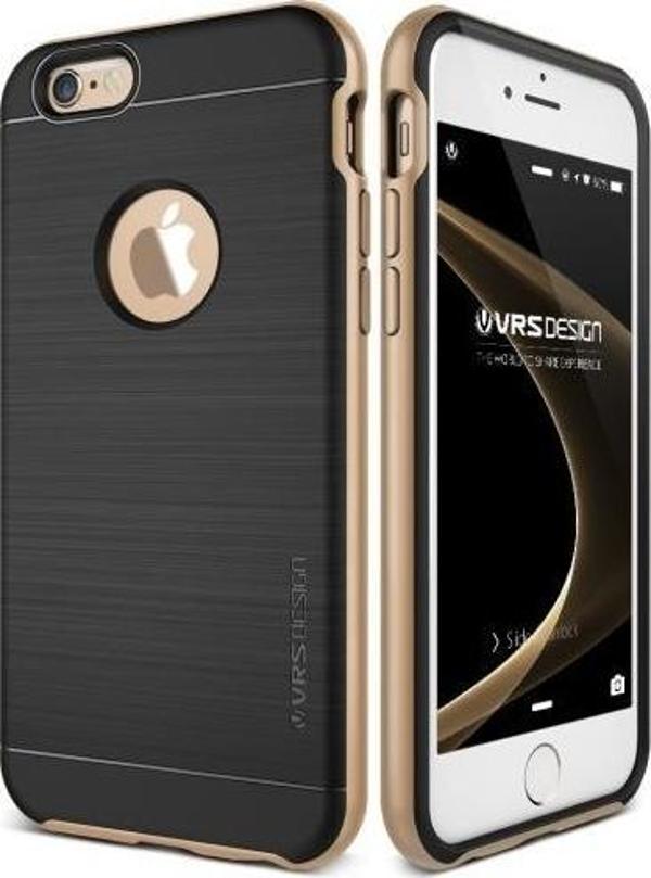 Verus iPhone 6/ 6S Plus Kılıf ile Uyumlu New High Pro Shield  Shine Gold - Image 1
