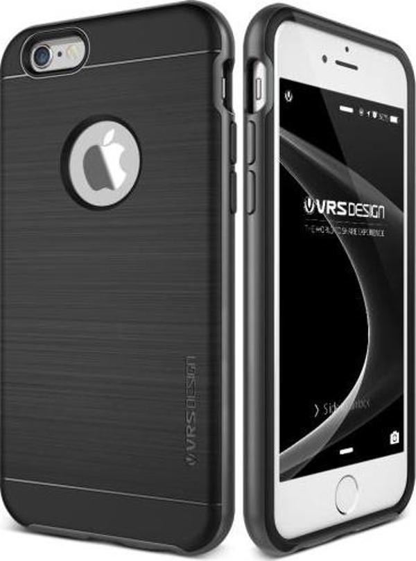 Verus iPhone 6/ 6S Plus Kılıf ile Uyumlu New High Pro Shield  Steel Silver - Image 1