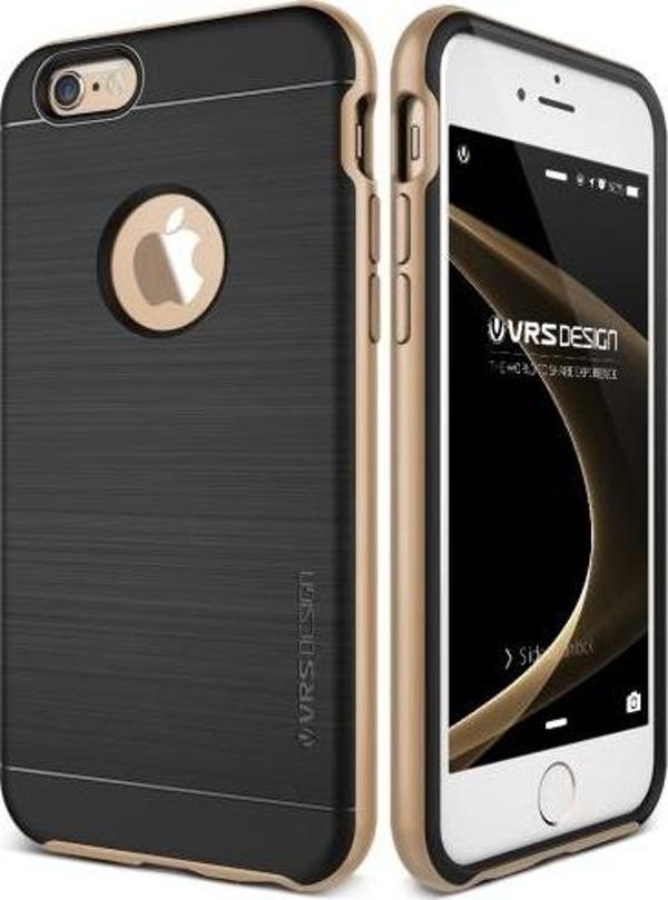 Verus iPhone 6/6S ile Uyumlu New High Pro Shield Series Kılıf Shine Gold - Image 1