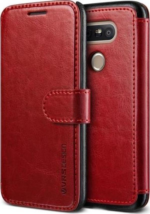Verus G5 ile Uyumlu Case Dandy Layered Series Kılıf Wine Black - Image 1