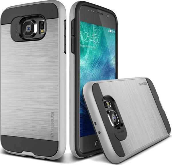 Verus Galaxy S6 ile Uyumlu Case Verge Kılıf Light Silver - Image 1