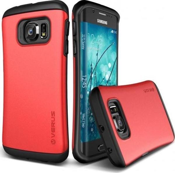 VRS Design Galaxy S6 Edge ile Uyumlu Thor Hard Drop Crimson Red - Image 1
