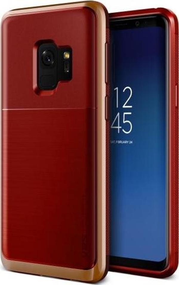 VRS Design Galaxy S9 ile Uyumlu High Pro Shield Kılıf Red Blush Gold - Image 1