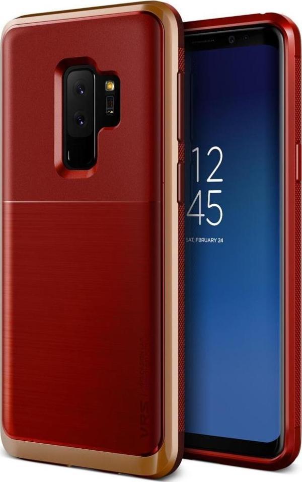 VRS Design Galaxy S9 Plus ile Uyumlu High Pro Shield Kılıf Red Blush Gold - Image 1