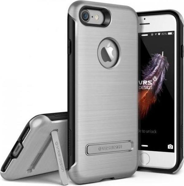 VRS Design iPhone 7 ile Uyumlu Duo Guard Kılıf Light Silver - Image 1