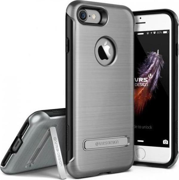 VRS Design iPhone 7 ile Uyumlu Duo Guard Kılıf Steel Silver - Image 1