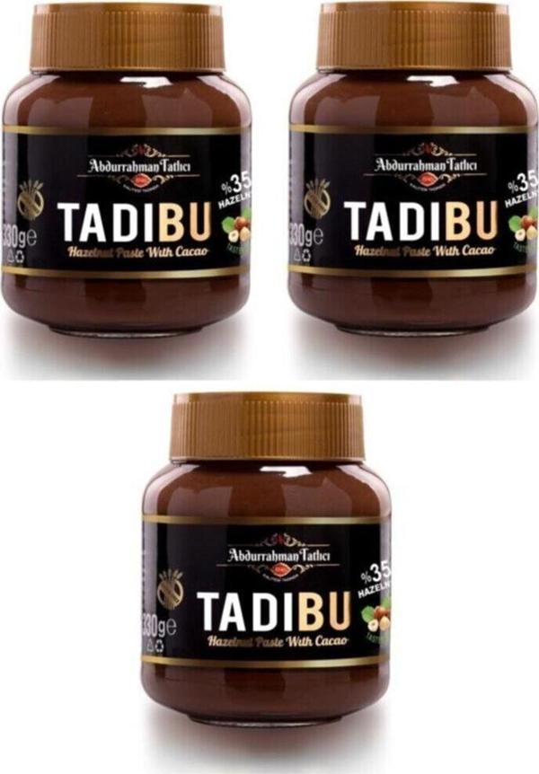 Tadıbu Kakaolu Fındık Ezmesi 3 X 330 Gr - Image 1