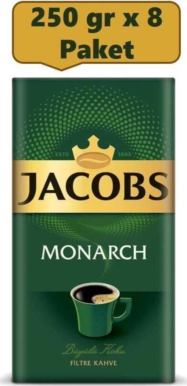 Jacobs Monarch Filtre Kahve 250 gr x 8 Paket - Image 1