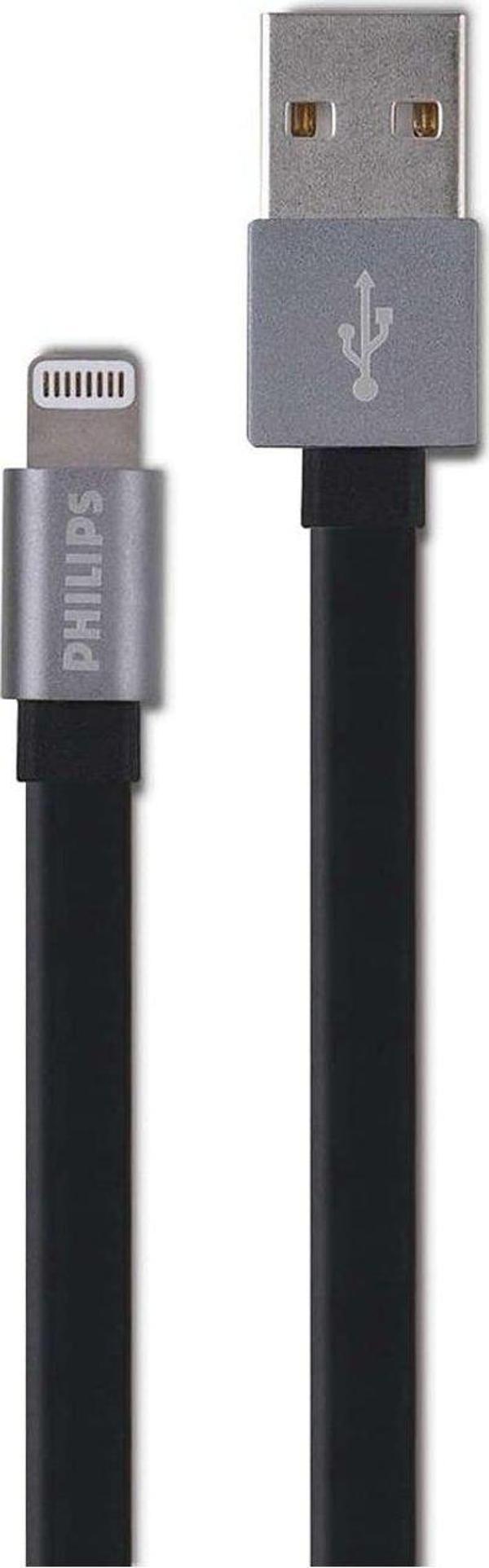 Philips Apple MFI Lisanslı UsbA to Lightning 1.2Metre Hızlı Data ve Şarj Kablosu DLC2508F/97 - Image 1