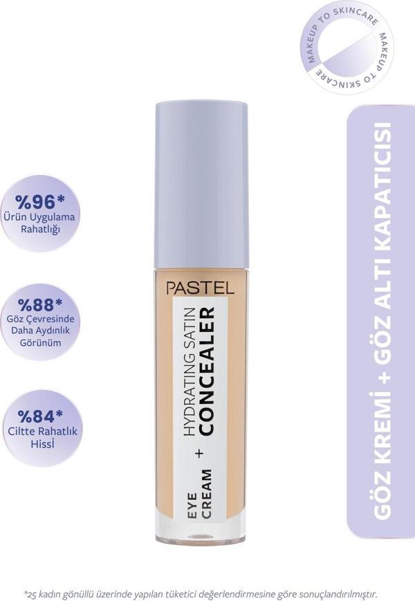 Show By Pastel Eye Cream + Hydrating Satin Concealer - Göz kremi + Göz Altı Kapatıcısı 64 Medium Light - Image 1