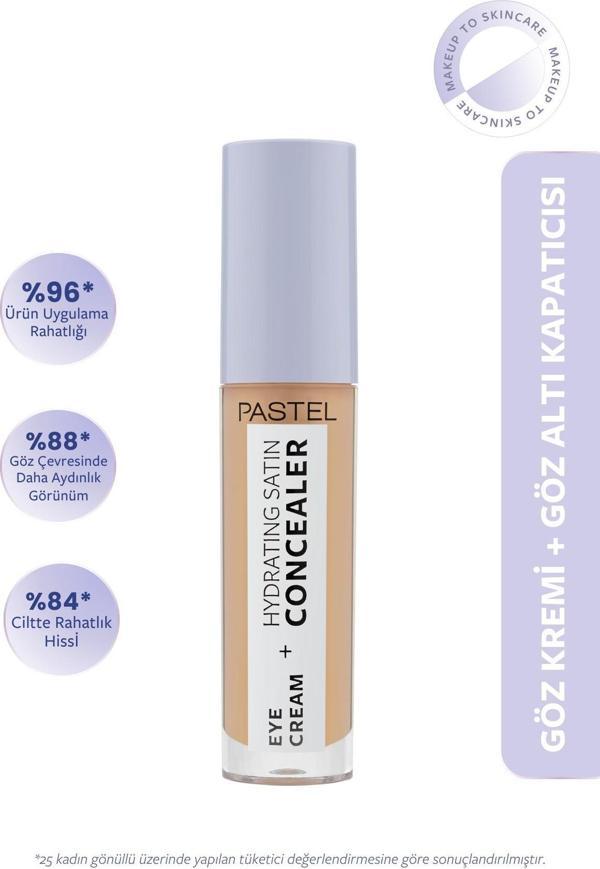 Show By Pastel Eye Cream + Hydrating Satin Concealer - Göz kremi + Göz Altı Kapatıcısı 66 Deep Medium - Image 1