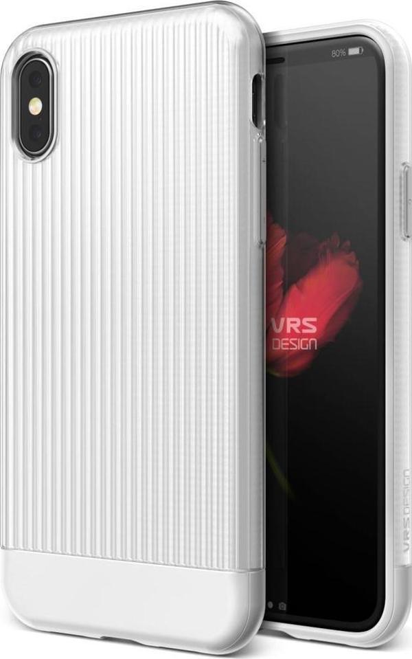 VRS Design iPhone X ile Uyumlu Shine Coat Kılıf White - Image 1