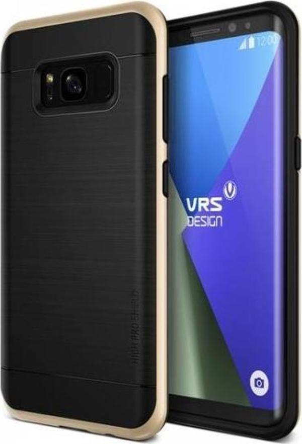 VRS Design Galaxy S8 Plus ile Uyumlu High Pro Shield Kılıf Shine Gold - Image 1