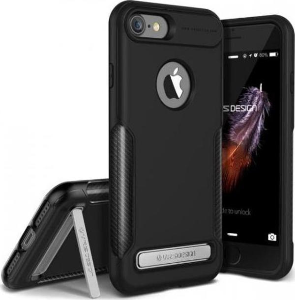 VRS iPhone 7 ile Uyumlu Carbon Fit Kılıf Black - Image 1