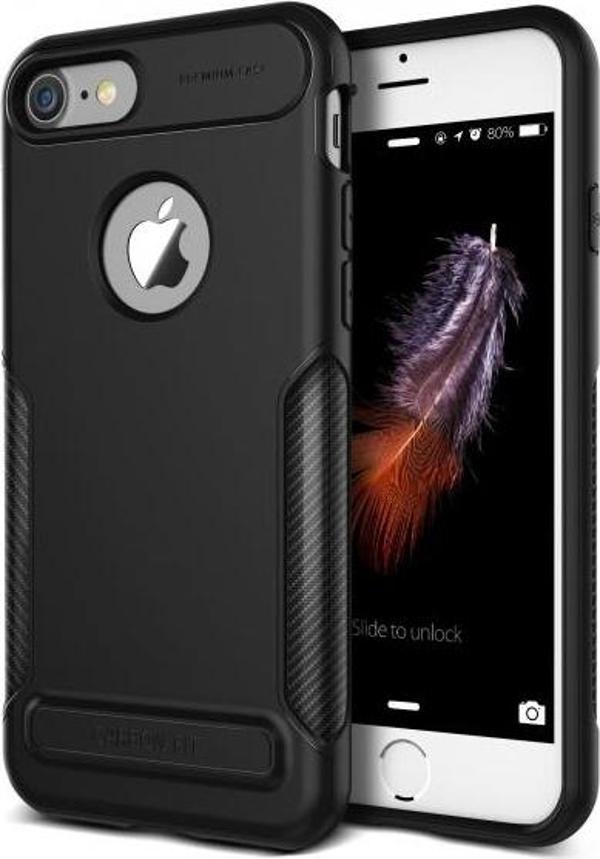 VRS iPhone 7 ile Uyumlu New Carbon Fit Kılıf Black - Image 1