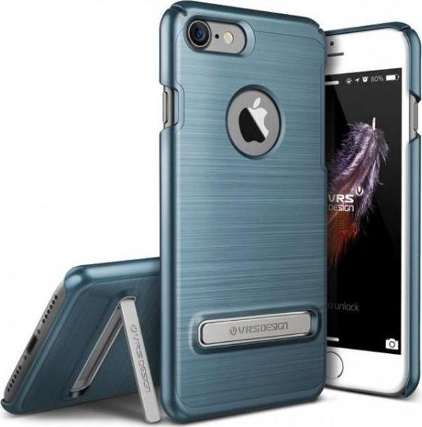 VRS iPhone 7 ile Uyumlu Simpli Lite Kılıf Steel Blue - Image 1