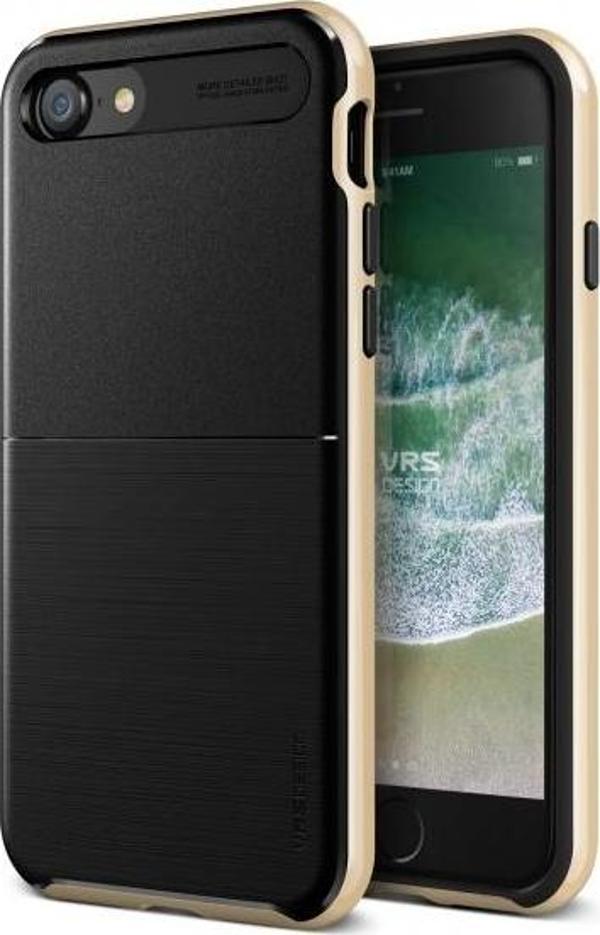 VRS iPhone 8 / 7 ile Uyumlu New High Pro Shield Kılıf Gold - Image 1