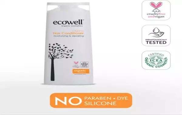 Ecowell Saç Bakım Kremi Organik & Vegan Yıpranmış Saçlar için Onarıcı ve Kolay Tarama 300 ml - Image 1