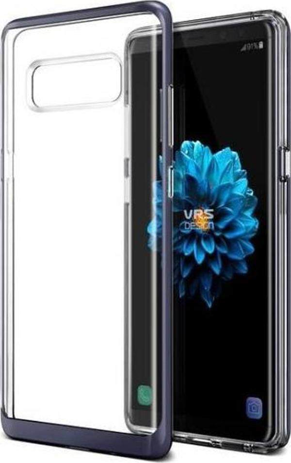 VRS Galaxy Note 8 ile Uyumlu Crystal Bumper Kılıf Orchid Gray - Image 1