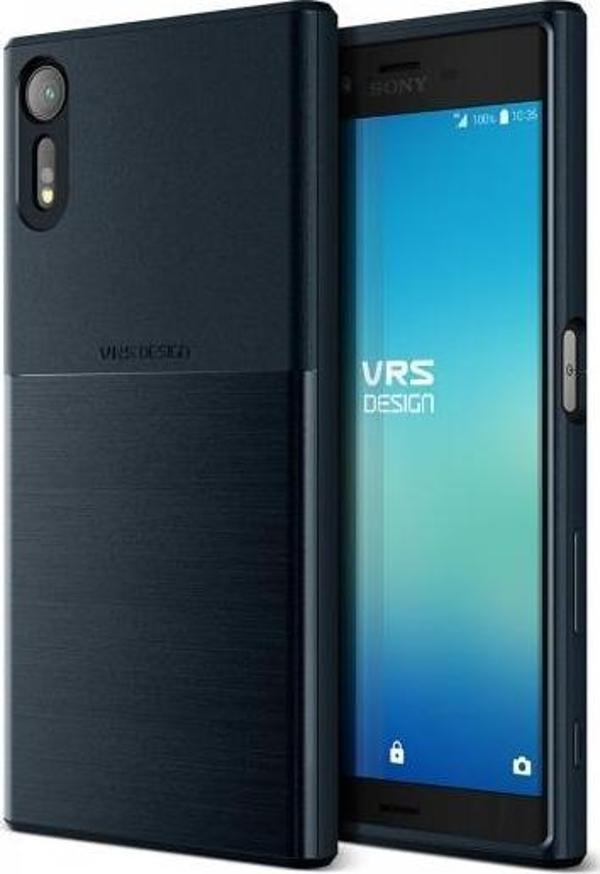 VRS Xperia XZs ile Uyumlu Single Fit Kılıf Navy - Image 1