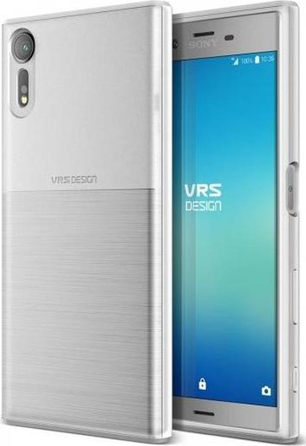 VRS Xperia XZs ile Uyumlu Single Fit Kılıf Translucent White - Image 1