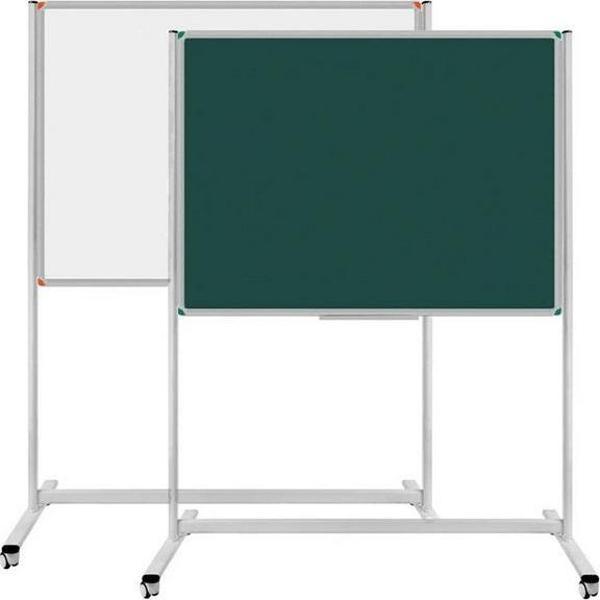 Panda Sabit Tekerlekli Ayaklı Yazı Tahtası PAN 242 Beyaz 120x140 - Image 1