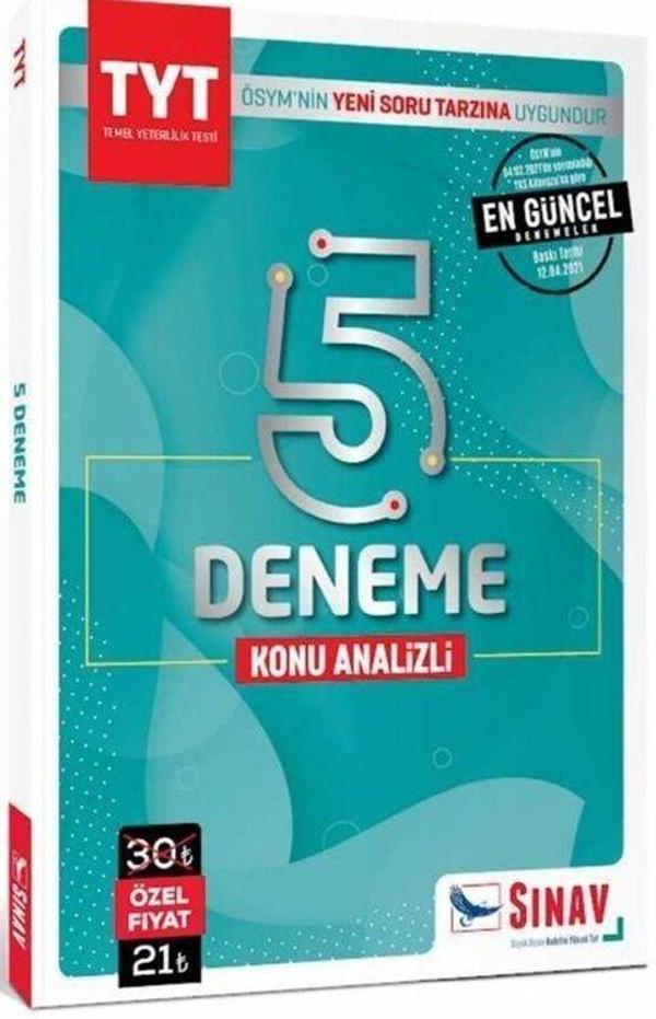 Sınav Yayınları TYT Konu Analizli 5 Deneme - Sınav Yayınları - Image 1