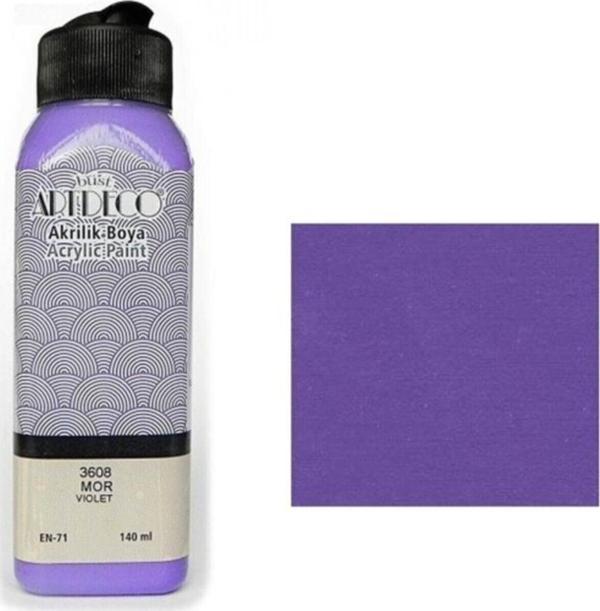 Artdeco Akrilik Boya 75 Ml Mor 3608 - Image 1