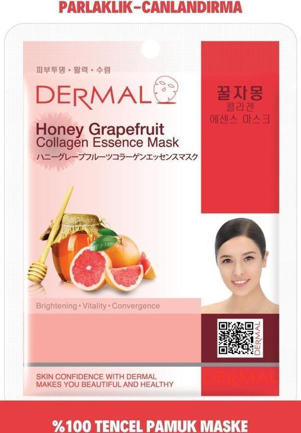Dermal Aydınlatıcı ve Canlandırıcı Bal Greyfurt Kolajen Özlü Maske 23 gr - Image 1
