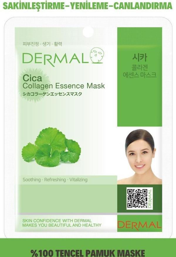 Dermal Canlandırıcı, Yenileyici, Sakinleştirici Centella Asiatica Özlü Kolajen Maske 23 gr - Image 1